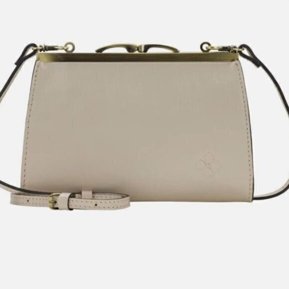 Patricia Nash MILINA Frame Crossbody Bag CHALK WHITE nwt